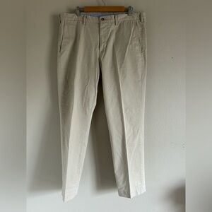 Polo Ralph Lauren Pants Mens 38x32 Tan Stretch Classic Fit Straight Leg Chino‎